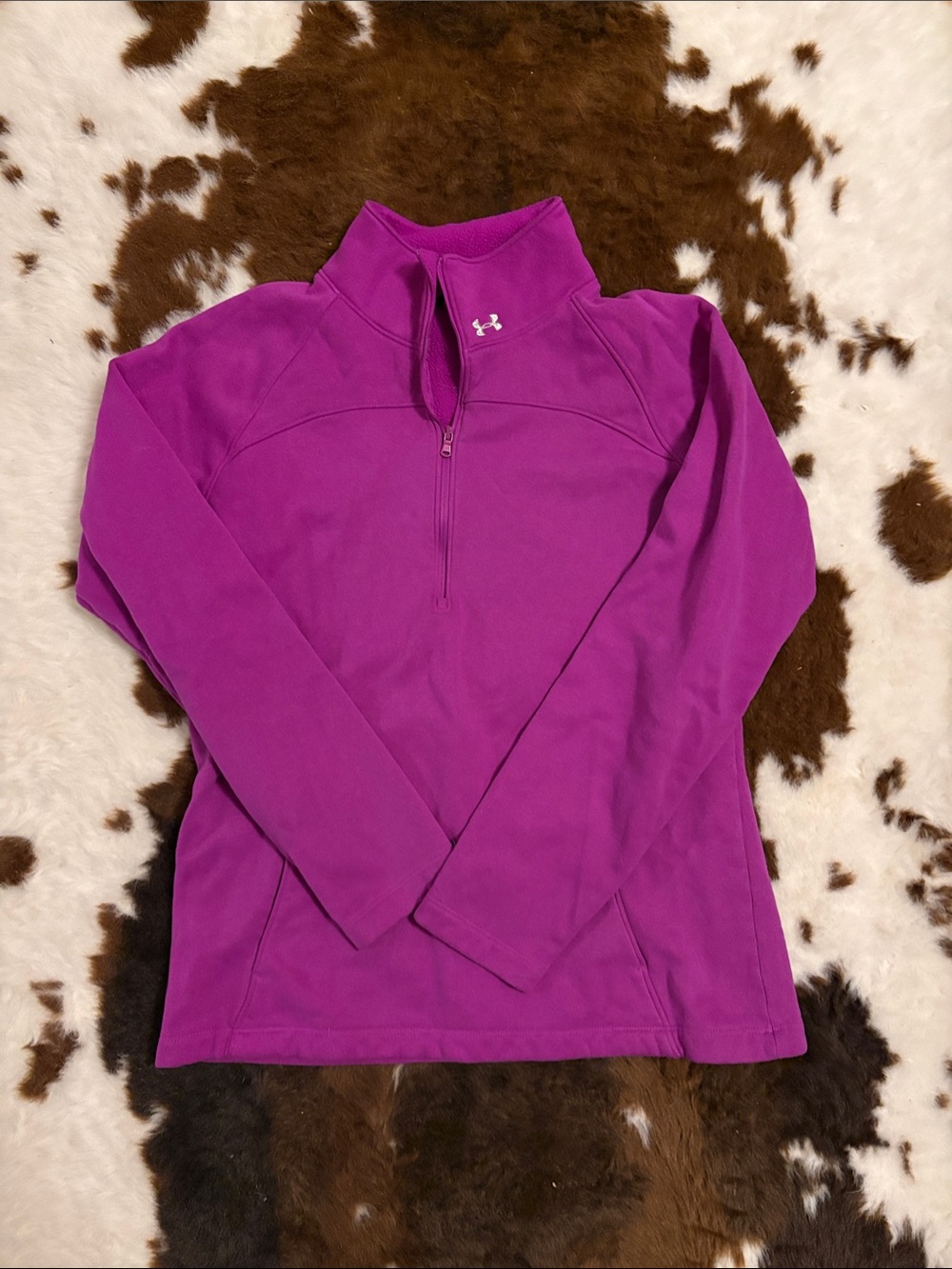 Under Armour Women's Magenta Half-Zip Pullover